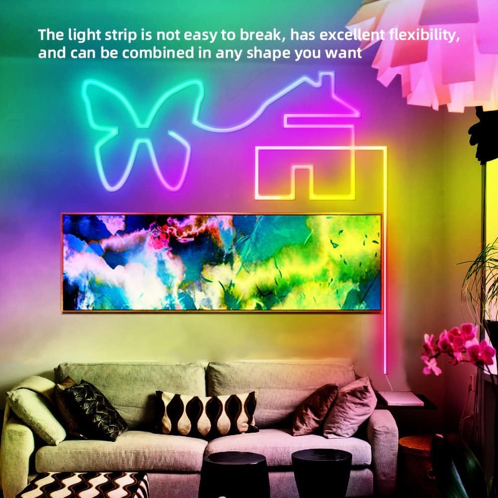 NEON RGB Magic 5-Meter Multicolor LED Neon Light β Remote & Mobile Control