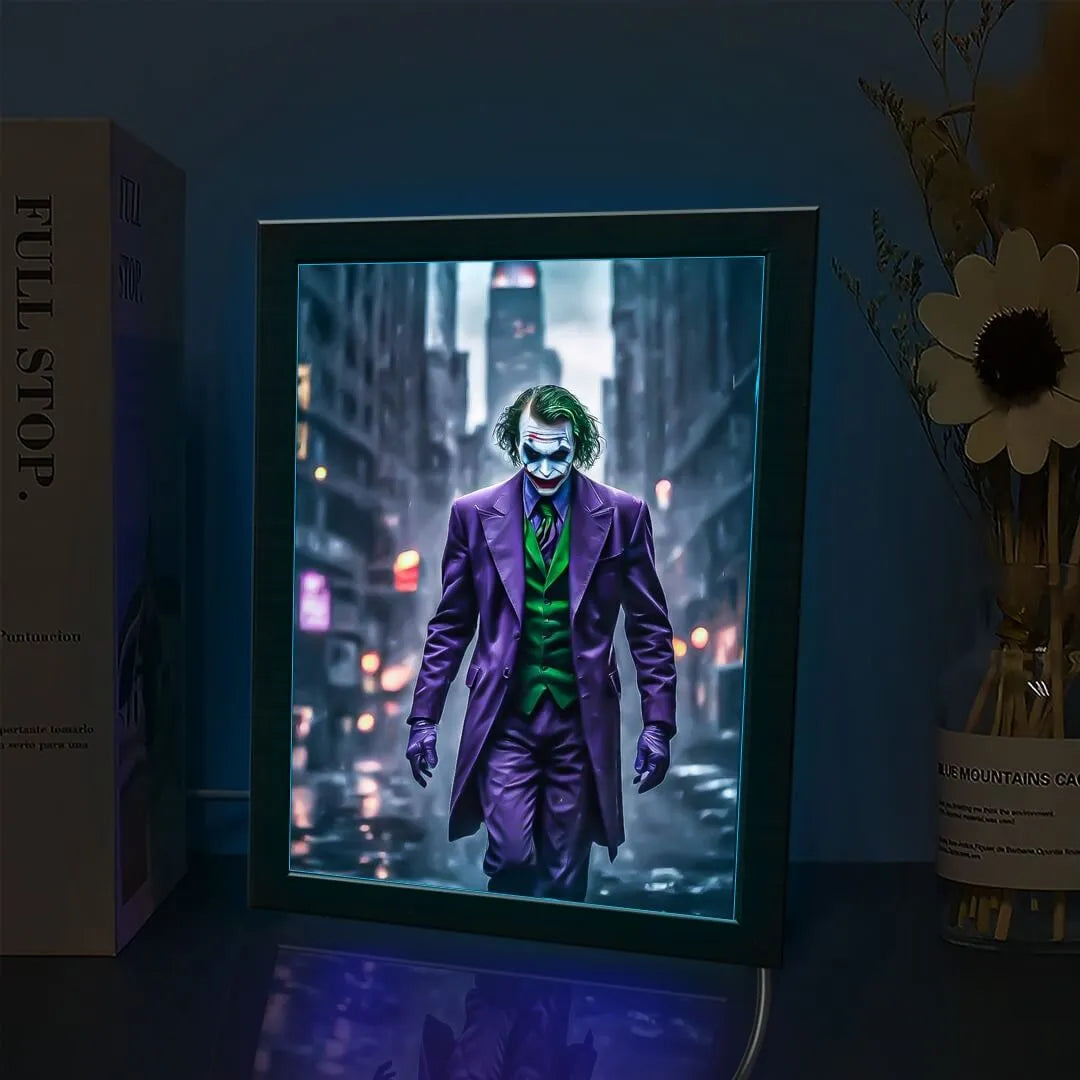 Joker Neon Poster Frame