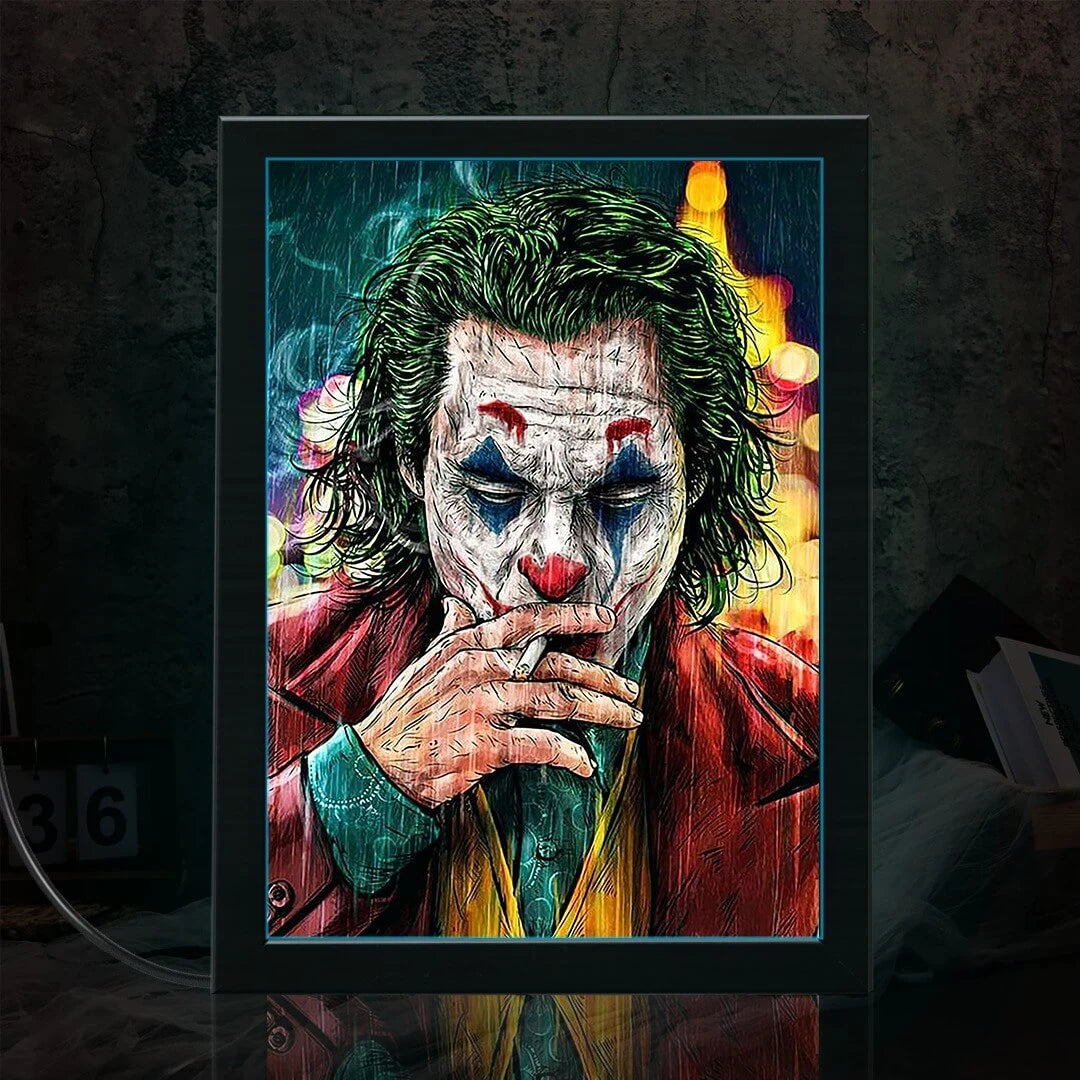 Joker Neon Poster Frame