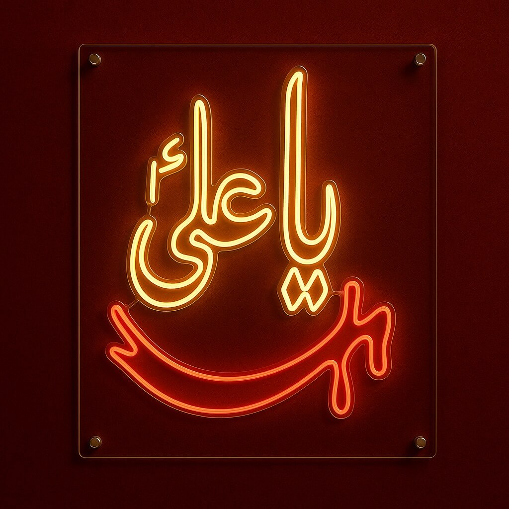 Ya Ali (A.S)+ Sword Neon Sign