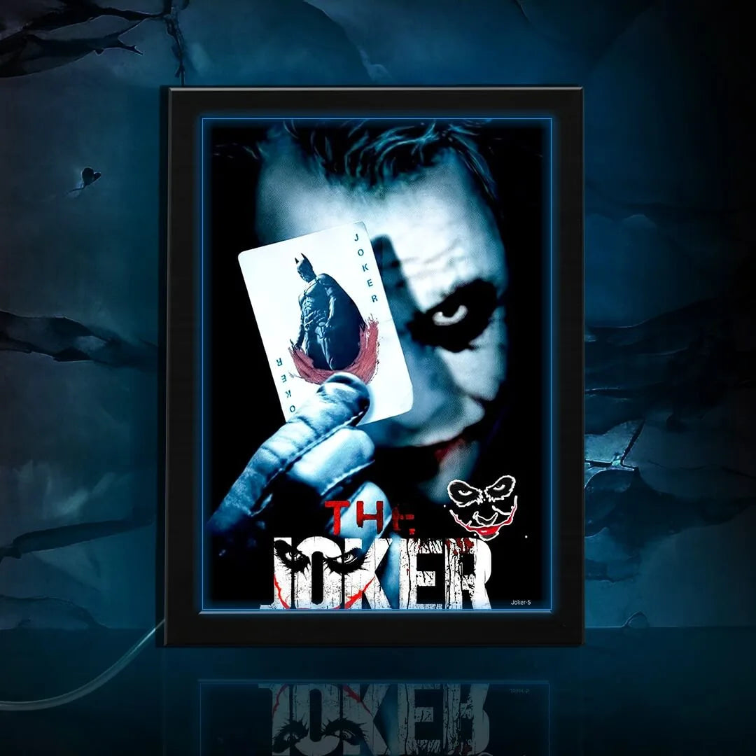 Joker Neon Poster Frame