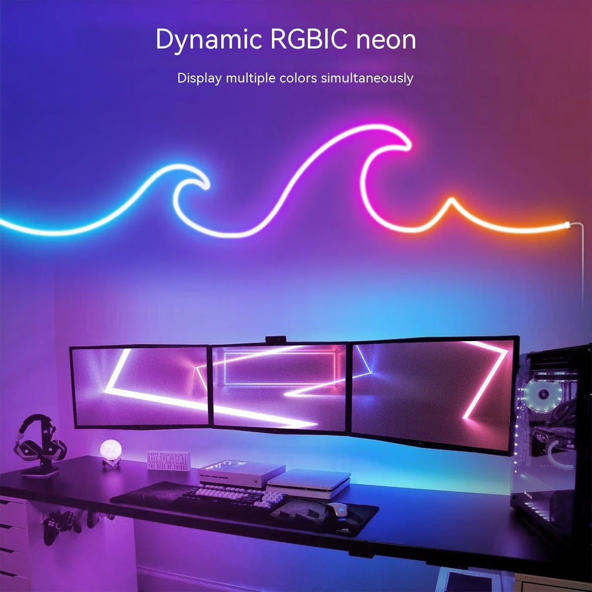 NEON RGB Magic 5-Meter Multicolor LED Neon Light β Remote & Mobile Control