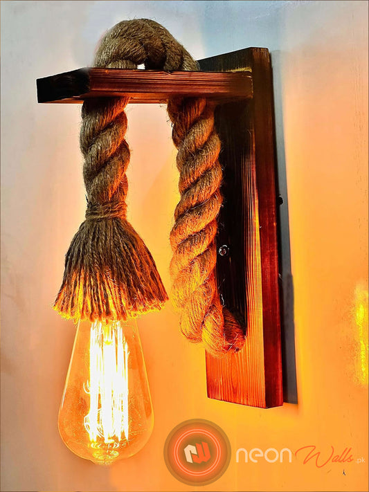 Vintage Rope Wall Lamp