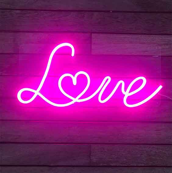 L❤️ve Neon Sign - Spread Love with Neonwalls.pk