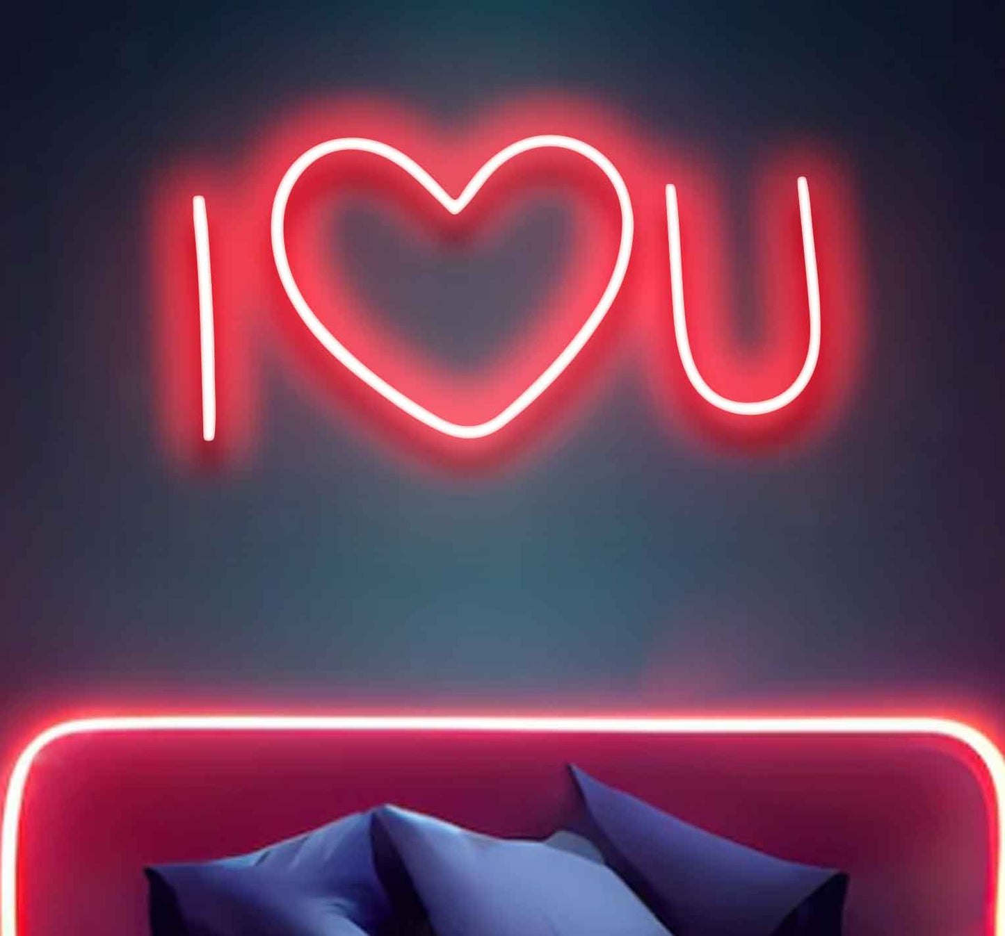 I ❤️ U Neon Sign