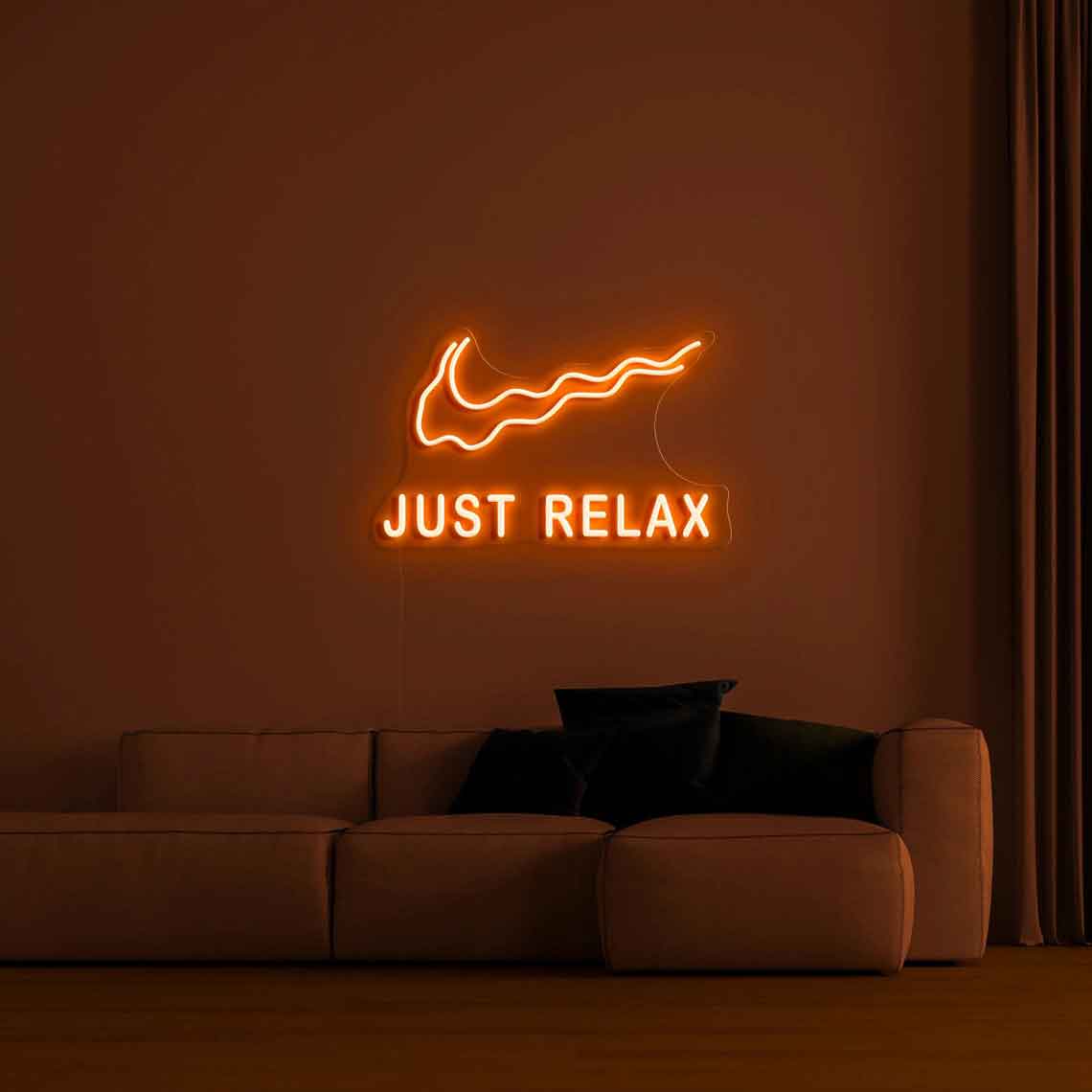 Just Relax Neon Sign