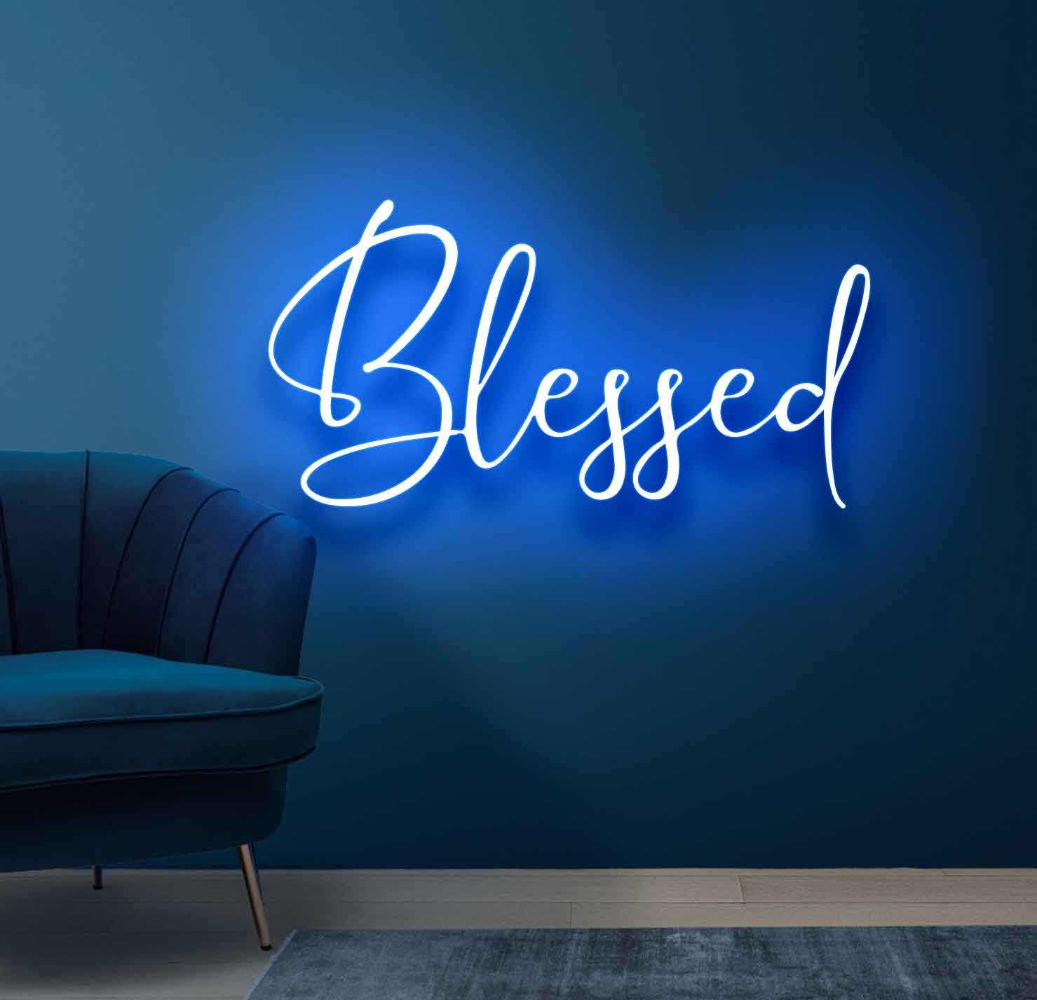 Blessed Neon Sign (Big Size) - Radiate with Neon Brilliance – Neon Walls