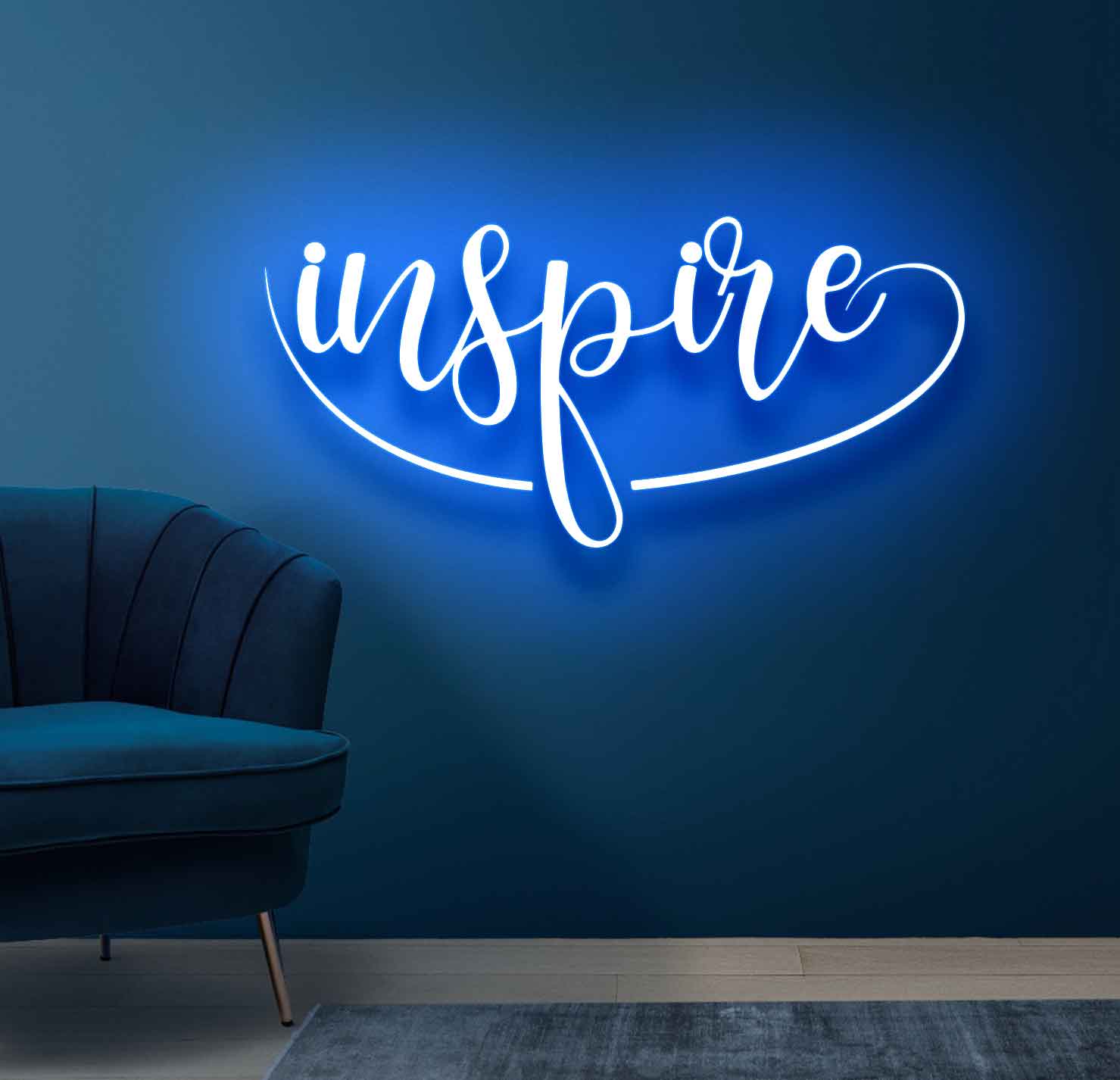 Inspire Neon Sign - Illuminate with Words of Wisdom – Neon Walls