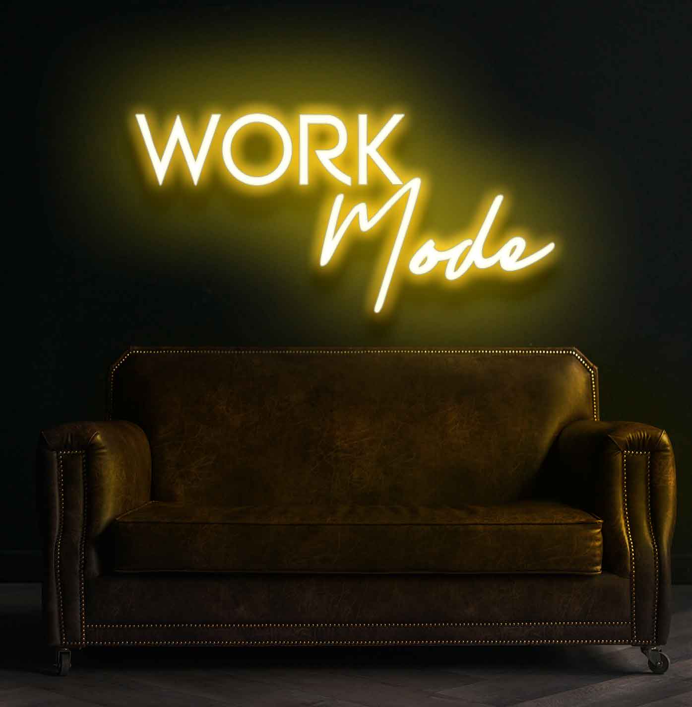 Work Mode Neon Sign - Stay Focused and Illuminate – Neon Walls