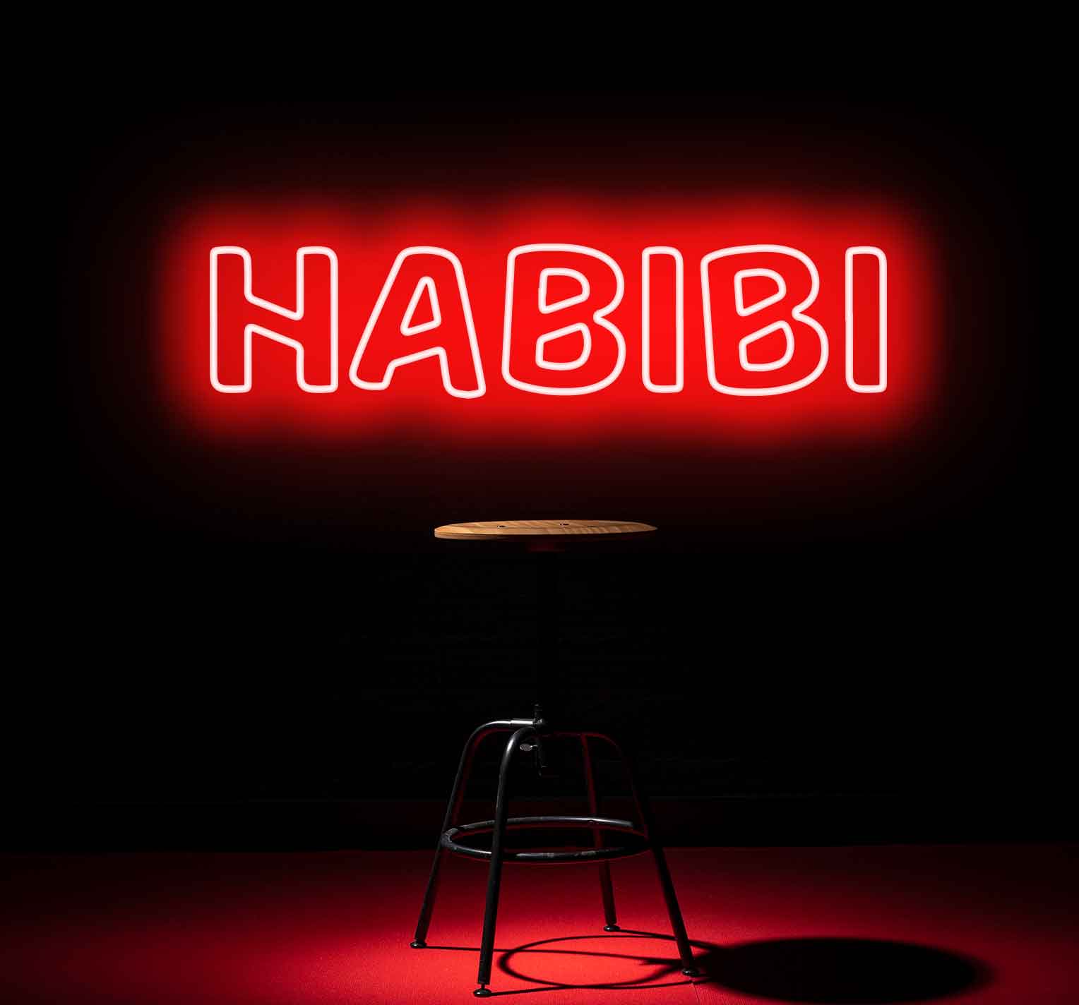Habibi Neon Sign - Radiate Love with Neon Brilliance â Neon Walls