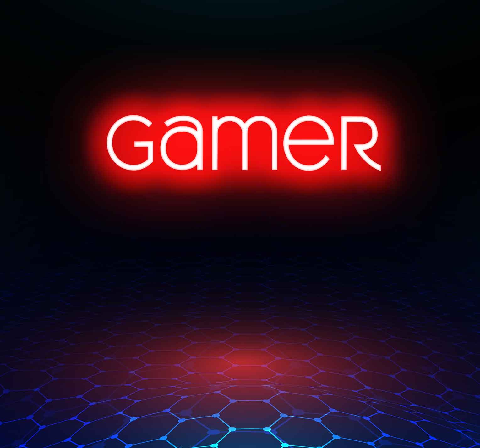 Gamer Pro Sign Gamer Neon Sign (Small Size) - Level Up with Neon Brilliance – Neon Walls