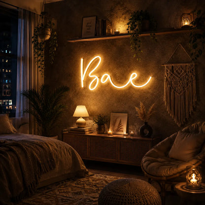 Bae Neon Sign