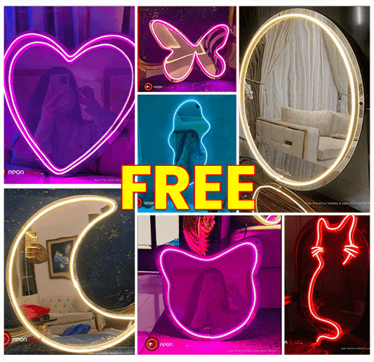 Free Neon Selfie mirror (Random) x1