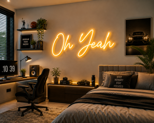 Oh Yeah Neon Sign