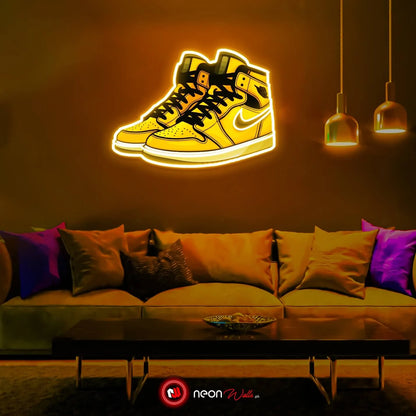 Jordan Shoes Kicks UV Neon Sign 👟 – Showcase Your Sneaker Love in