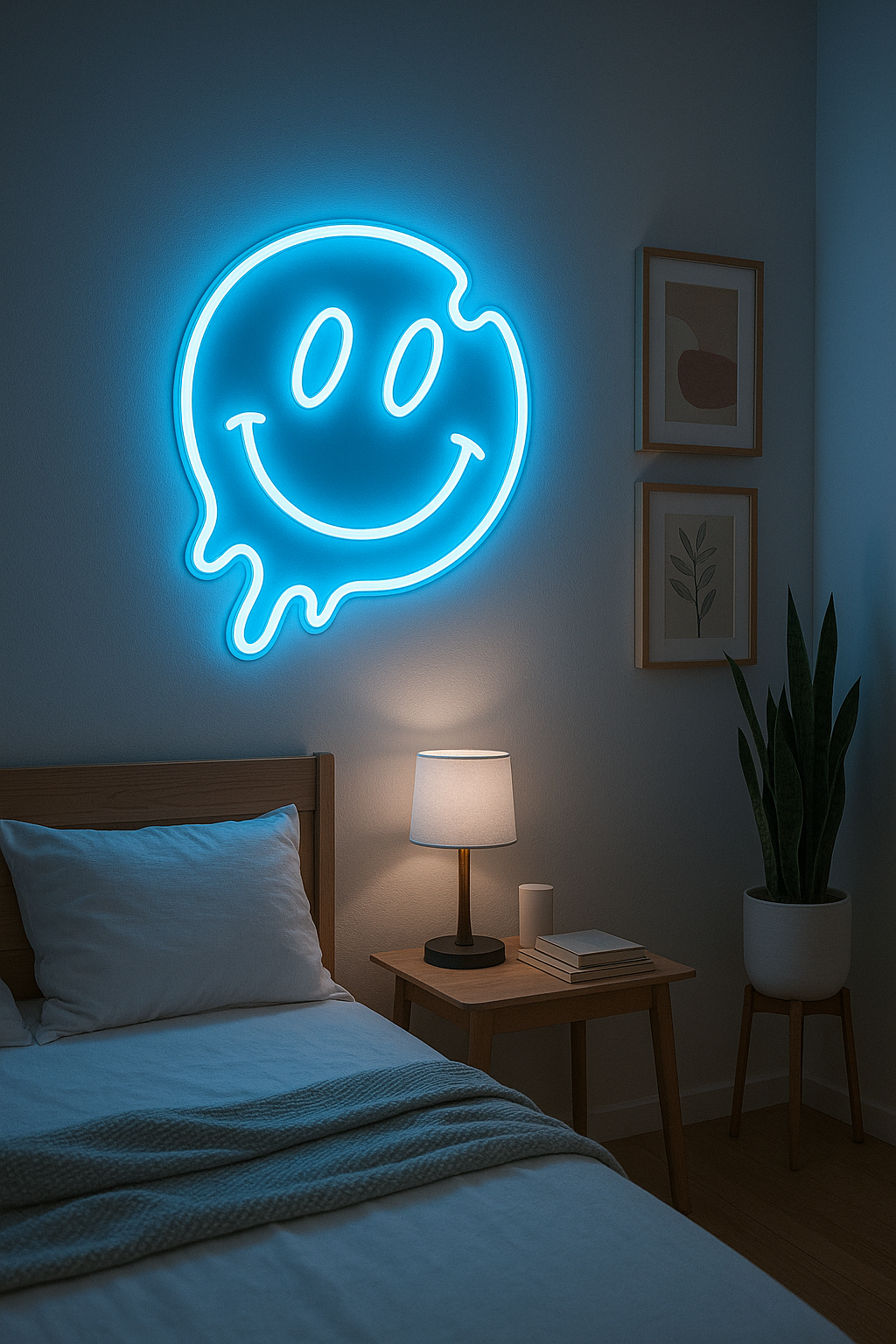 Smile Face Emoji Neon Light - Neon Signs Pakistan