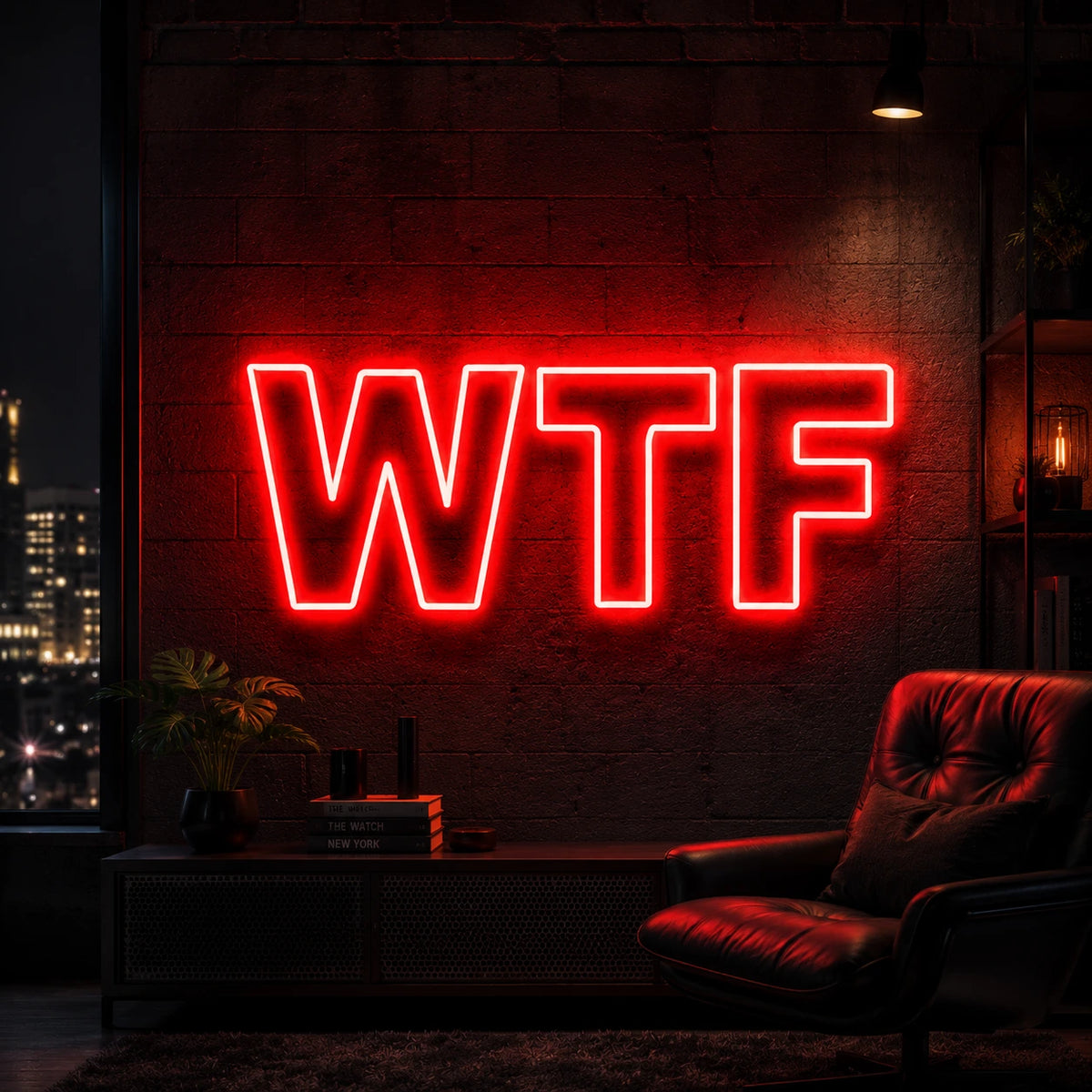 WTF* Neon Sign