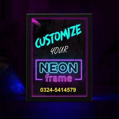 Squid Game Characters Neon Poster | Neon Poster Frame