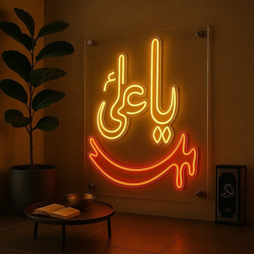Ya Ali (A.S)+ Sword Neon Sign