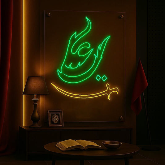 Ya Ali (A.S)+ Sword Neon Sign
