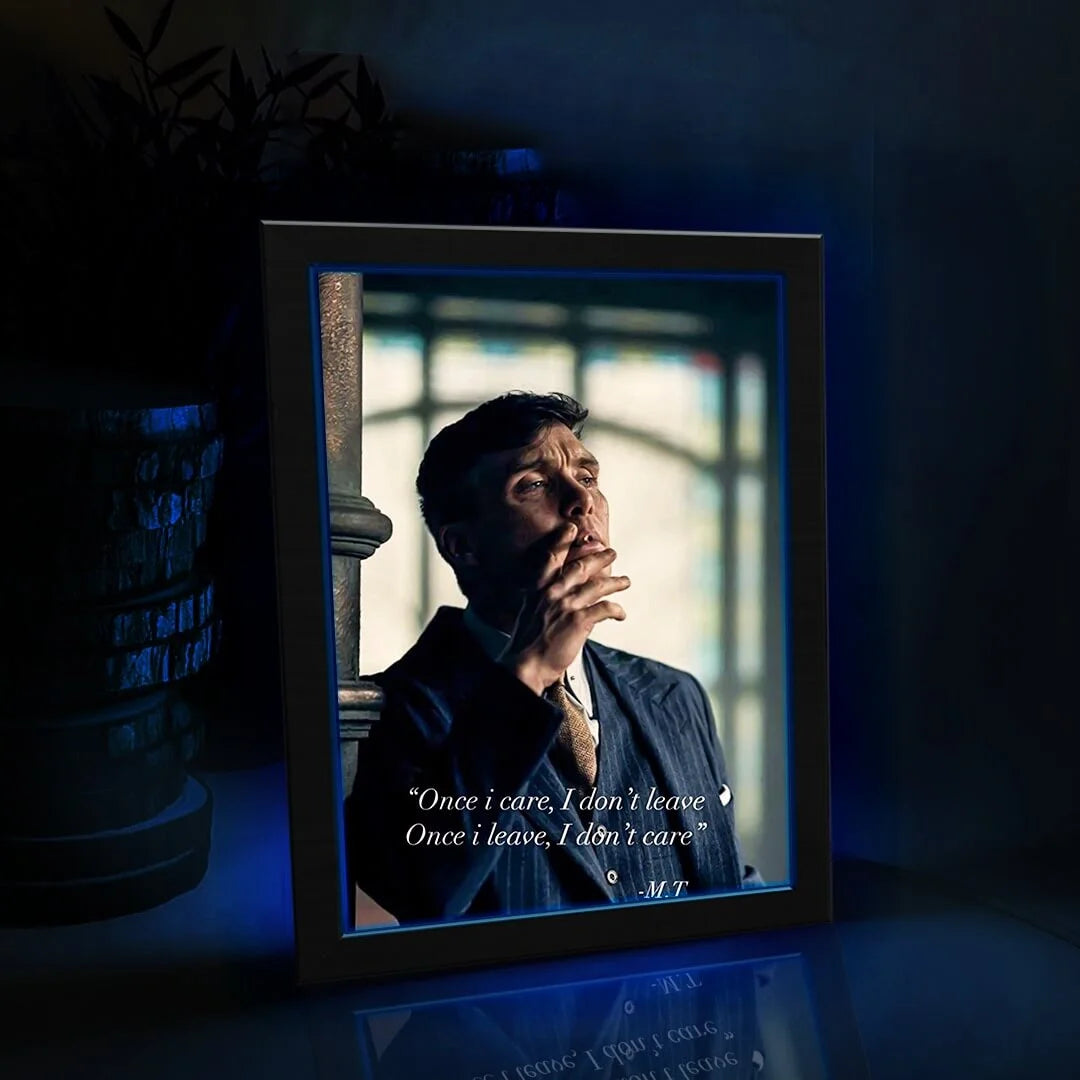 Tommy Shelby Neon Poster Frame