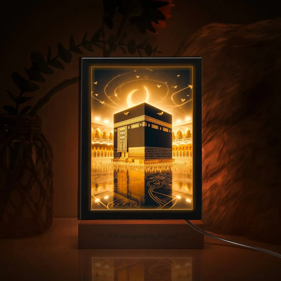 Light Box Examples Islam Kaaba Islamic Light Frame | Poster Neon Light Box – Neon Walls
