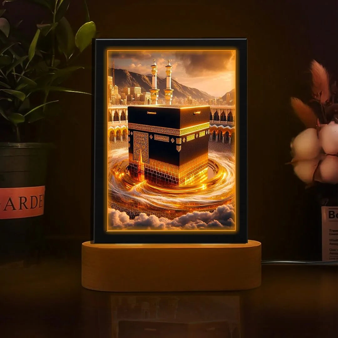Light Box Examples Islam Kaaba Islamic Light Frame | Poster Neon Light Box – Neon Walls