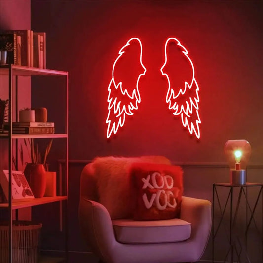 Angel Wings (Pair) Neon Sign - Neon Lights