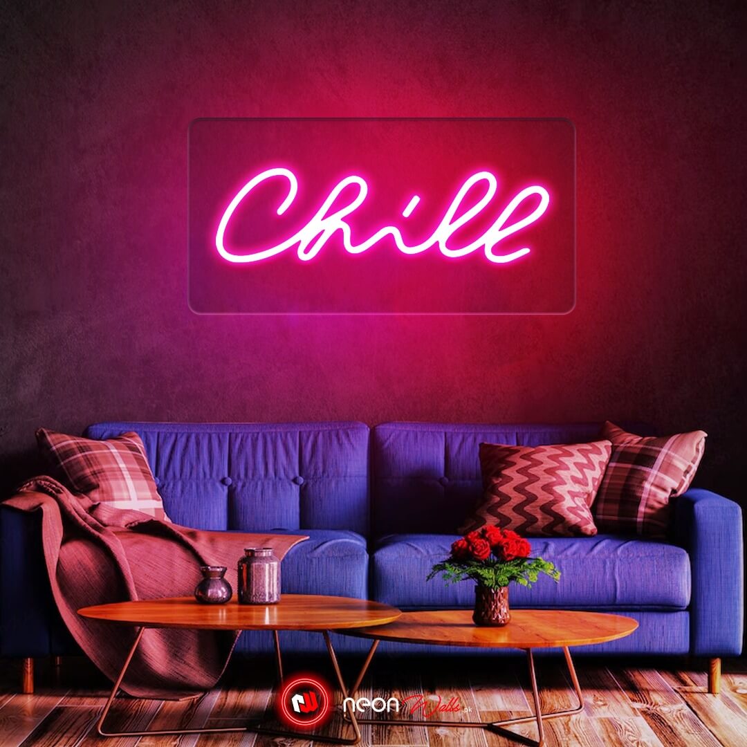 Neon Light Chill Sign - Embrace Relaxation with Chill Neon Sign