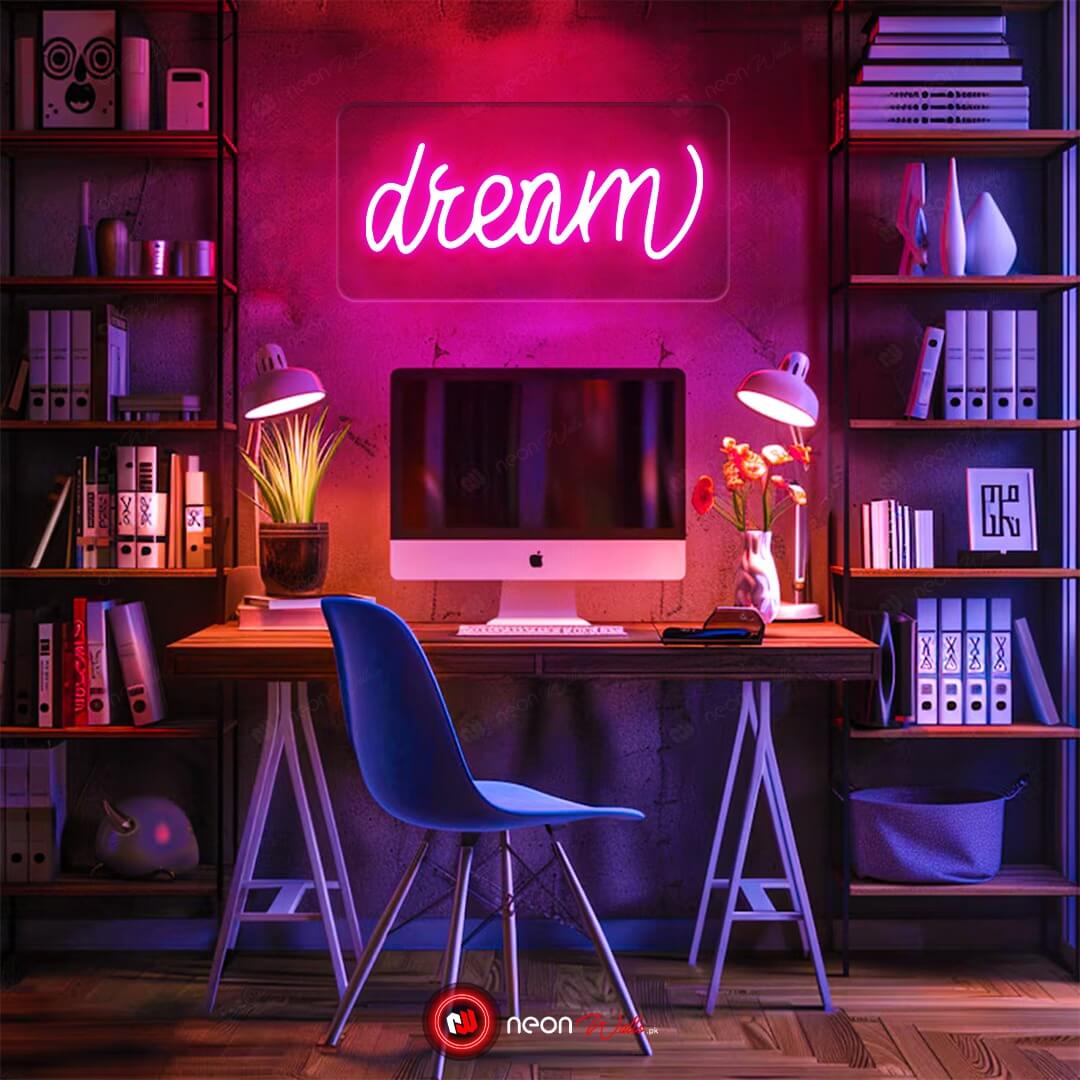 Dream Neon Sign - Illuminate Your Ambitions with Neon Brilliance Neon Light