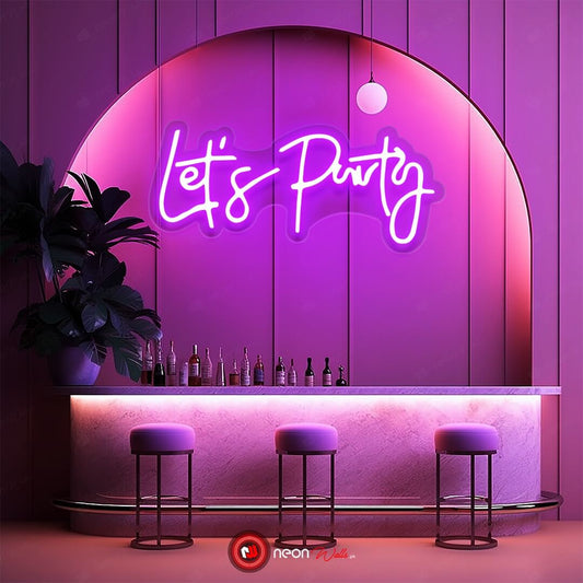 Lets Party Neon Sign