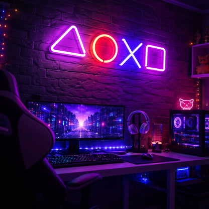 Squid Game Neon Sign | Neon Wall Light for Room, Café, Gaming Setup & Events – Custom Neon Art Inspired by Netflix Series