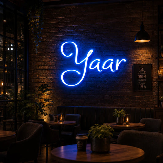 Yaar Neon Sign