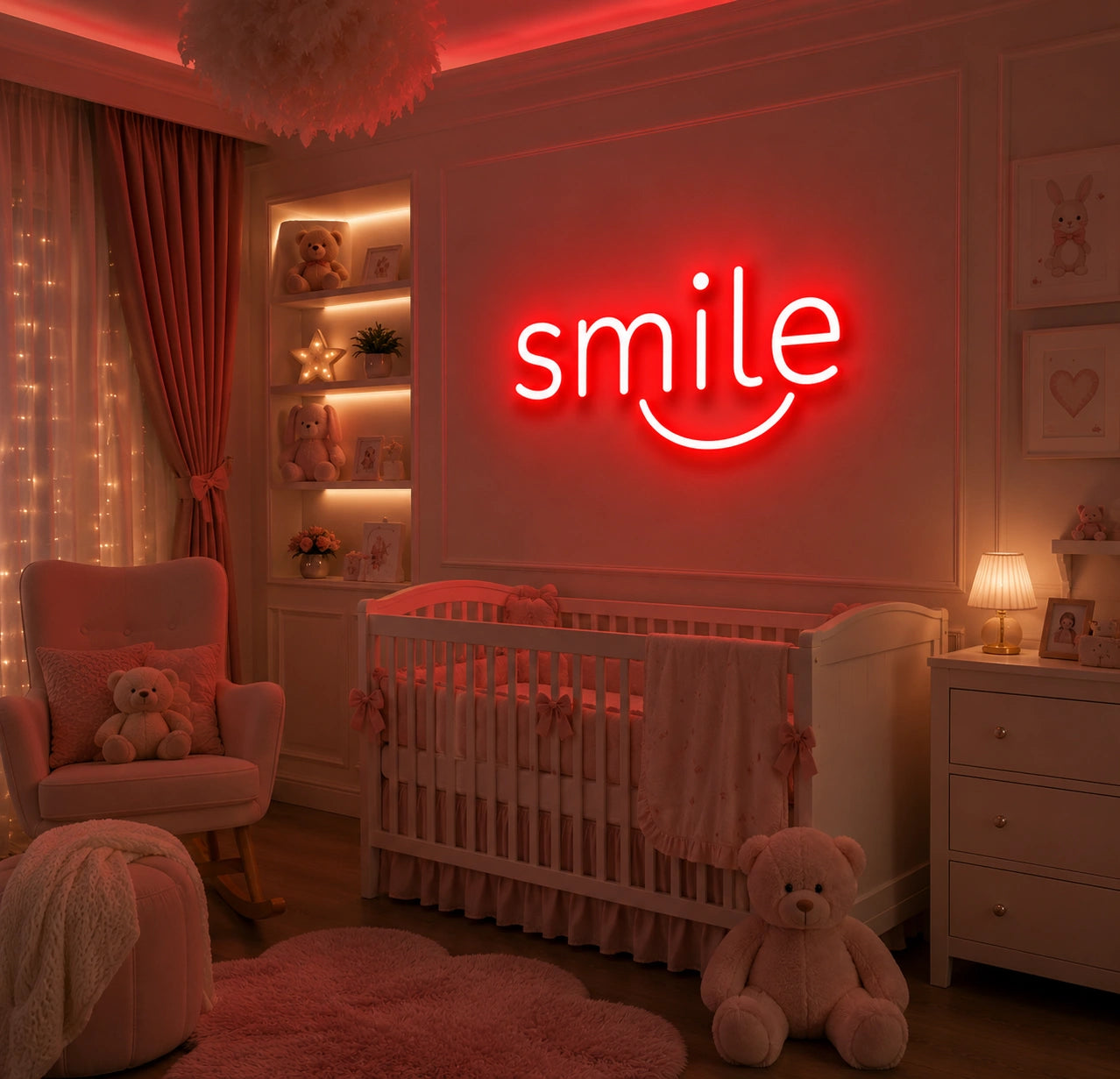 Smile Neon Sign