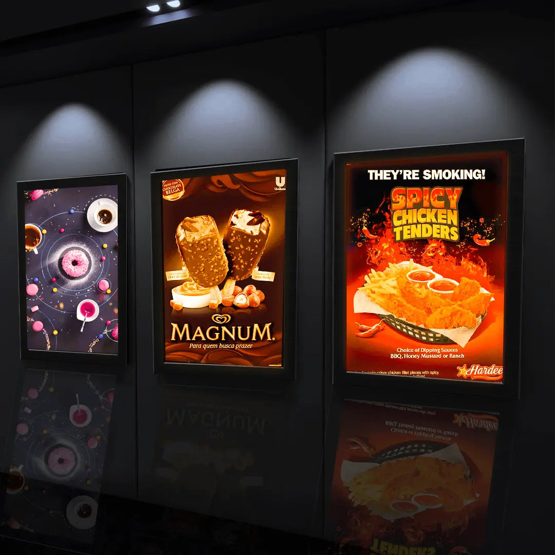 Brands Advertising Customize LED Light Box Poster Frame