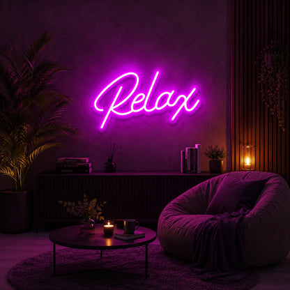 Relax Neon Sign - Neon Light