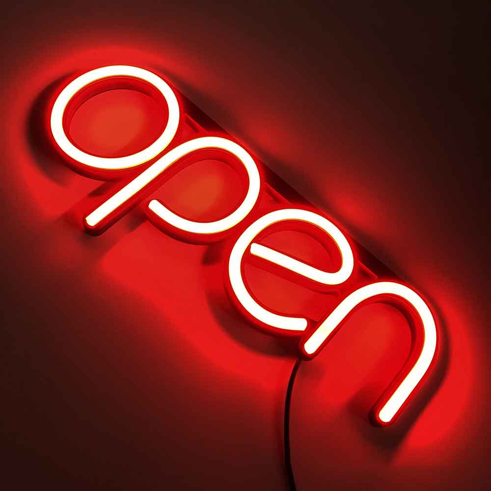 Neon Light Open Sign - Welcome with Brilliant Neon Illumination – Neon ...