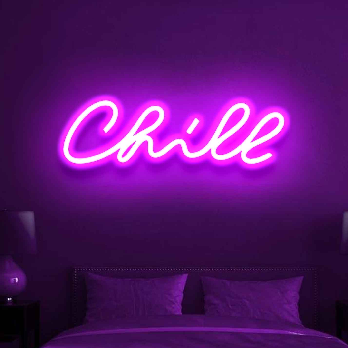 Neon Light Chill Sign - Embrace Relaxation with Chill Neon Sign – Neon ...