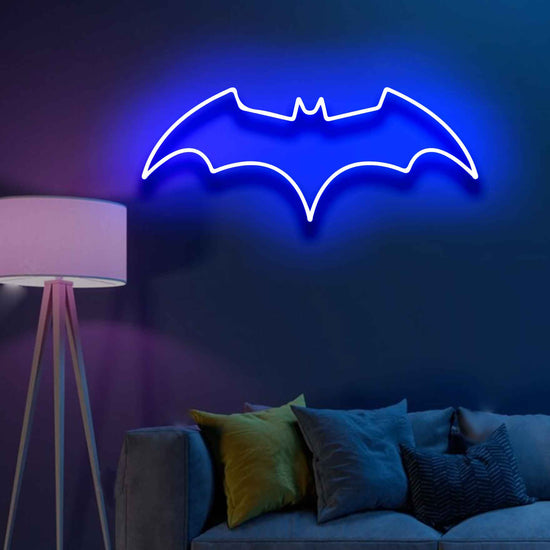 Neon Light Batman Sign - Embrace the Dark Knight with Neon Brilliance ...