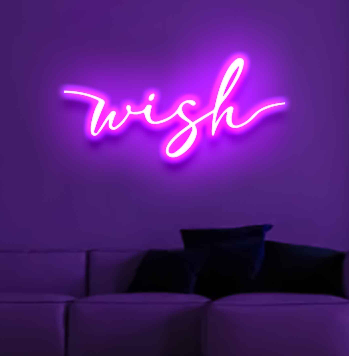 Wish Neon Sign