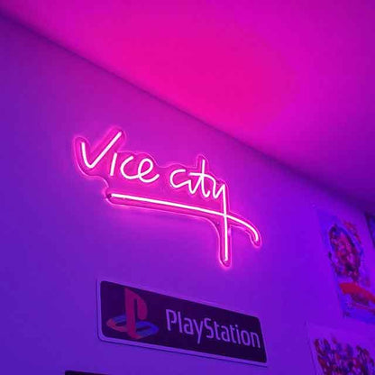 Vice City (GTA Theme) Neon Sign