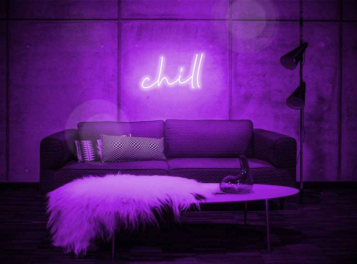 Chill Neon Sign (Large)