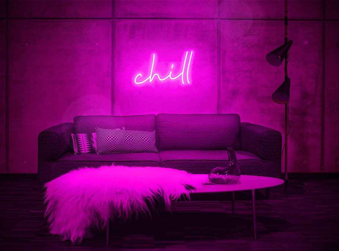 Chill Neon Sign (Large)