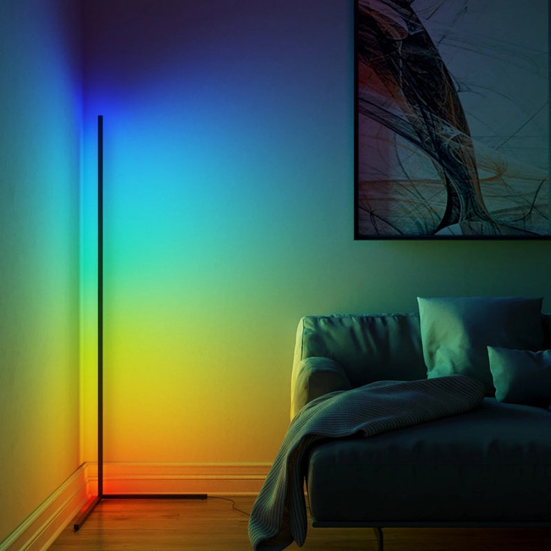 Neon cheap floor lamp