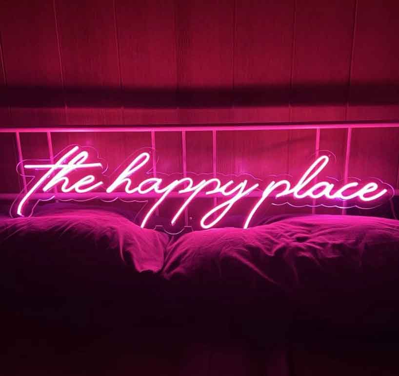 The Happy Place Neon Sign